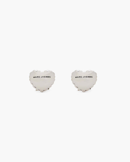 Marc Jacobs Marc Jacobs The Heart Balloon Stud Earrings Light Antique Silver Light Antique Silver