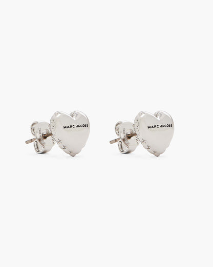 Marc Jacobs Marc Jacobs The Heart Balloon Stud Earrings Light Antique Silver Light Antique Silver