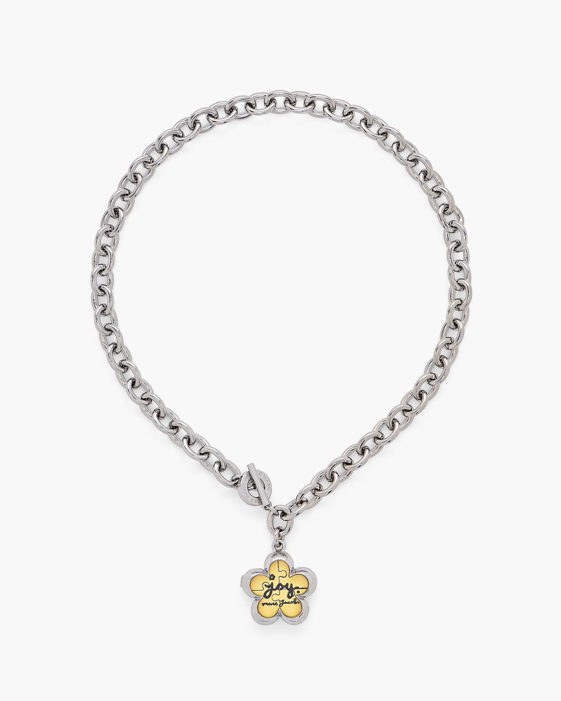 Marc Jacobs Marc Jacobs The Daisy Puzzle Necklace Silver/Multi Silver/multi