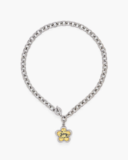 Marc Jacobs Marc Jacobs The Daisy Puzzle Necklace Silver/Multi Silver/multi