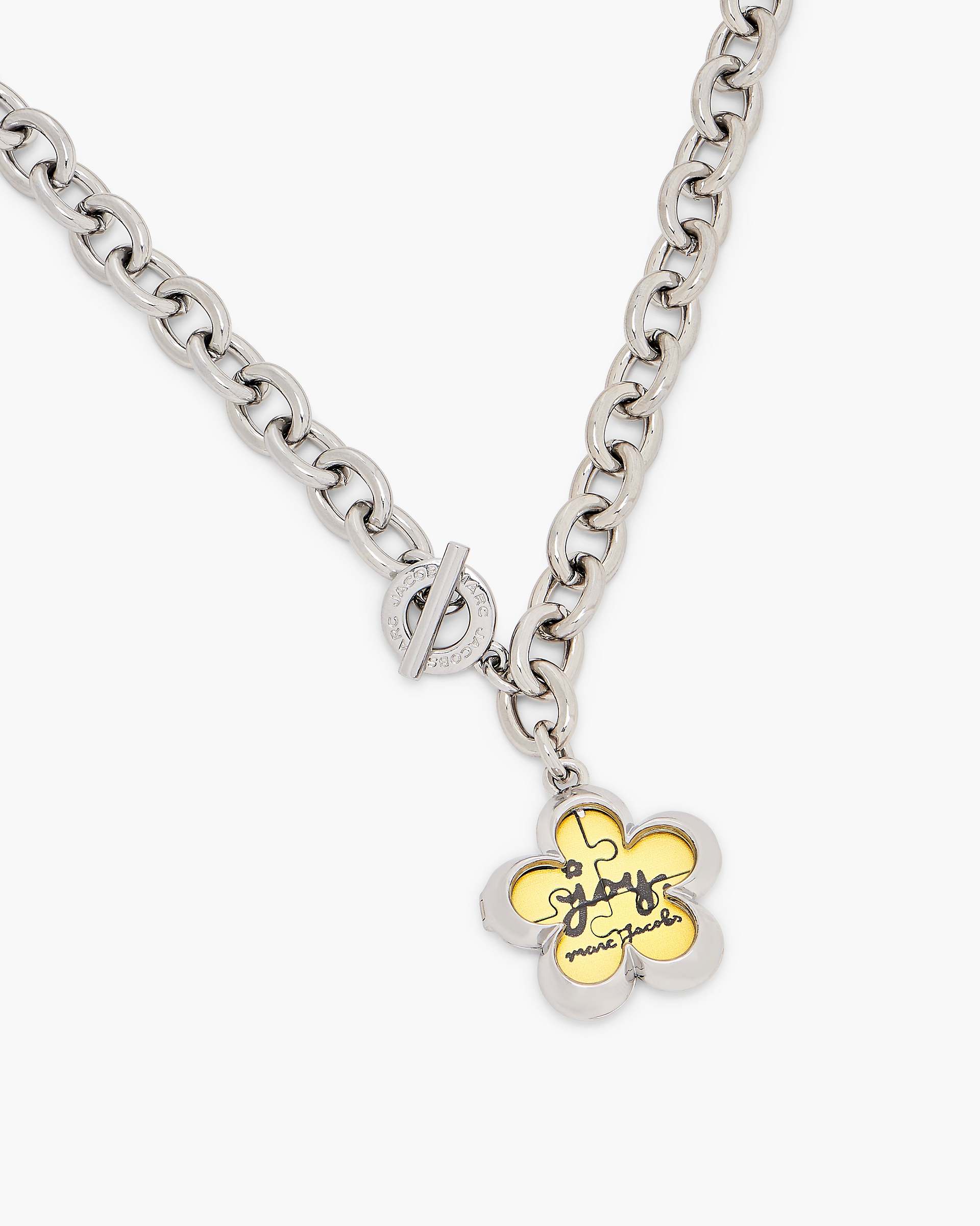 Marc Jacobs Marc Jacobs The Daisy Puzzle Necklace Silver/Multi Silver/multi