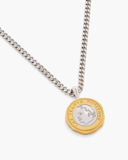Marc Jacobs Marc Jacobs The A.P.C X Marc Jacobs Coin Pendant Gold/Silver Gold/silver