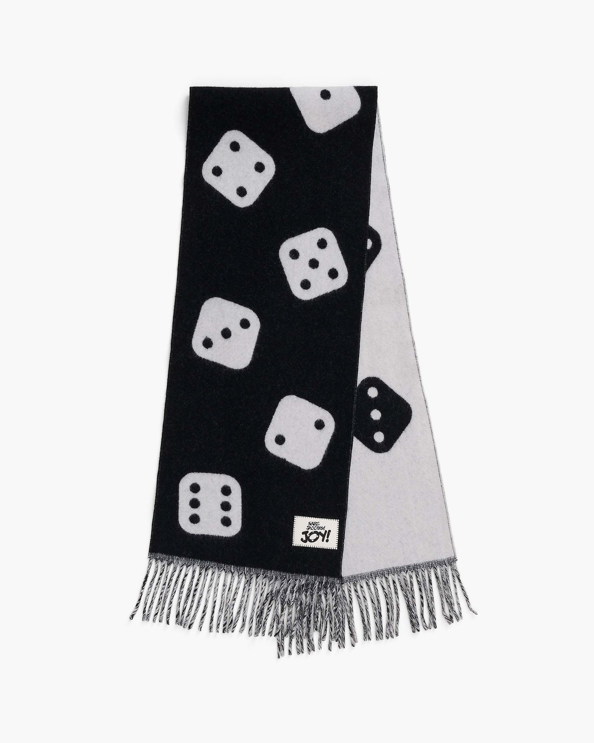 Marc Jacobs Marc Jacobs Derrick Adams X Marc Jacobs Dice Wool Scarf Black Multi Black Multi