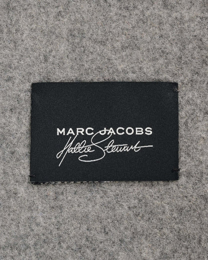 Marc Jacobs Marc Jacobs Hattie Stewart X Marc Jacobs Daisy Wool Scarf Grey Multi Grey Multi