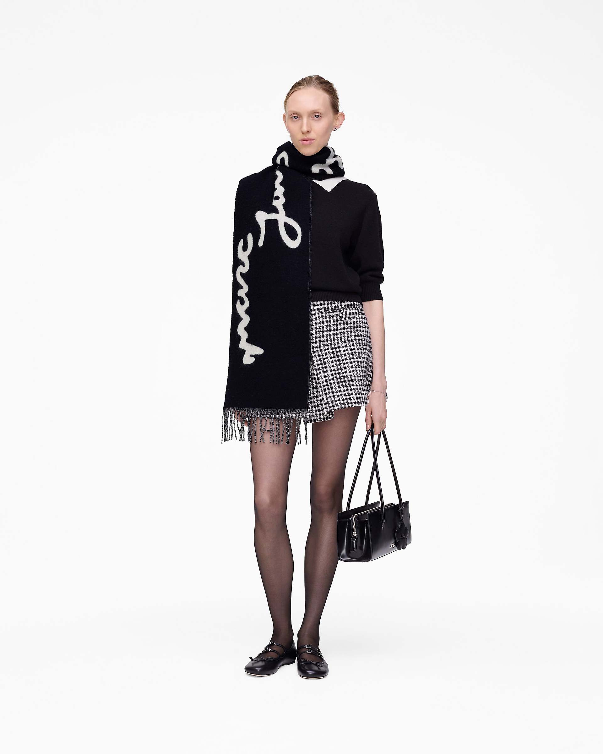 Marc Jacobs Marc Jacobs Marc Is Joy Scarf Black Black