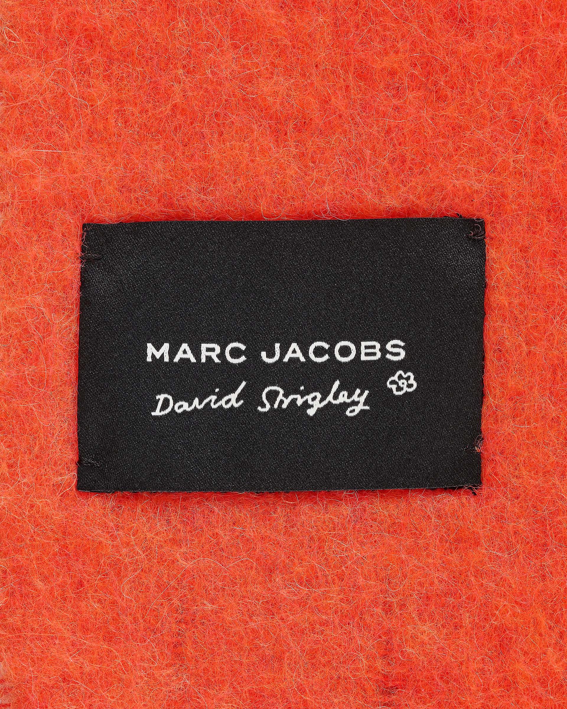 Marc Jacobs Marc Jacobs David Shrigley X Marc Jacobs Snake Wool Scarf Orange Multi Orange Multi