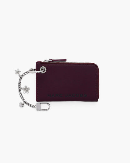 Marc Jacobs Marc Jacobs The Top Zip Charm Wallet Dark Plum Dark Plum