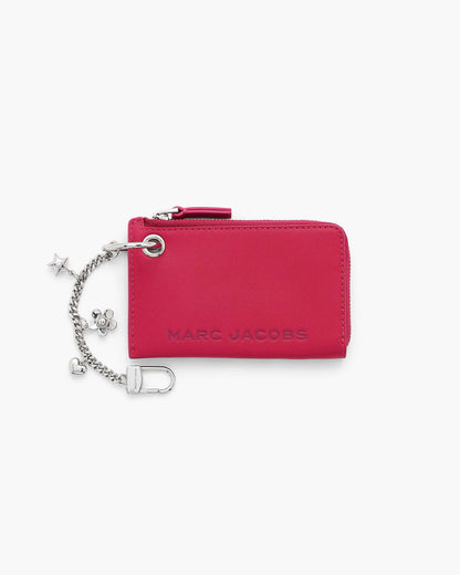 Marc Jacobs Marc Jacobs The Top Zip Charm Wallet Raspberry Pink Raspberry Pink