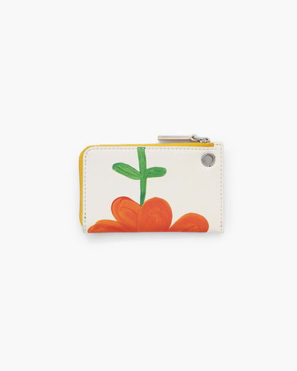 Marc Jacobs Marc Jacobs David Shrigley X Marc Jacobs Top Zip Charm Wallet White Multi White Multi