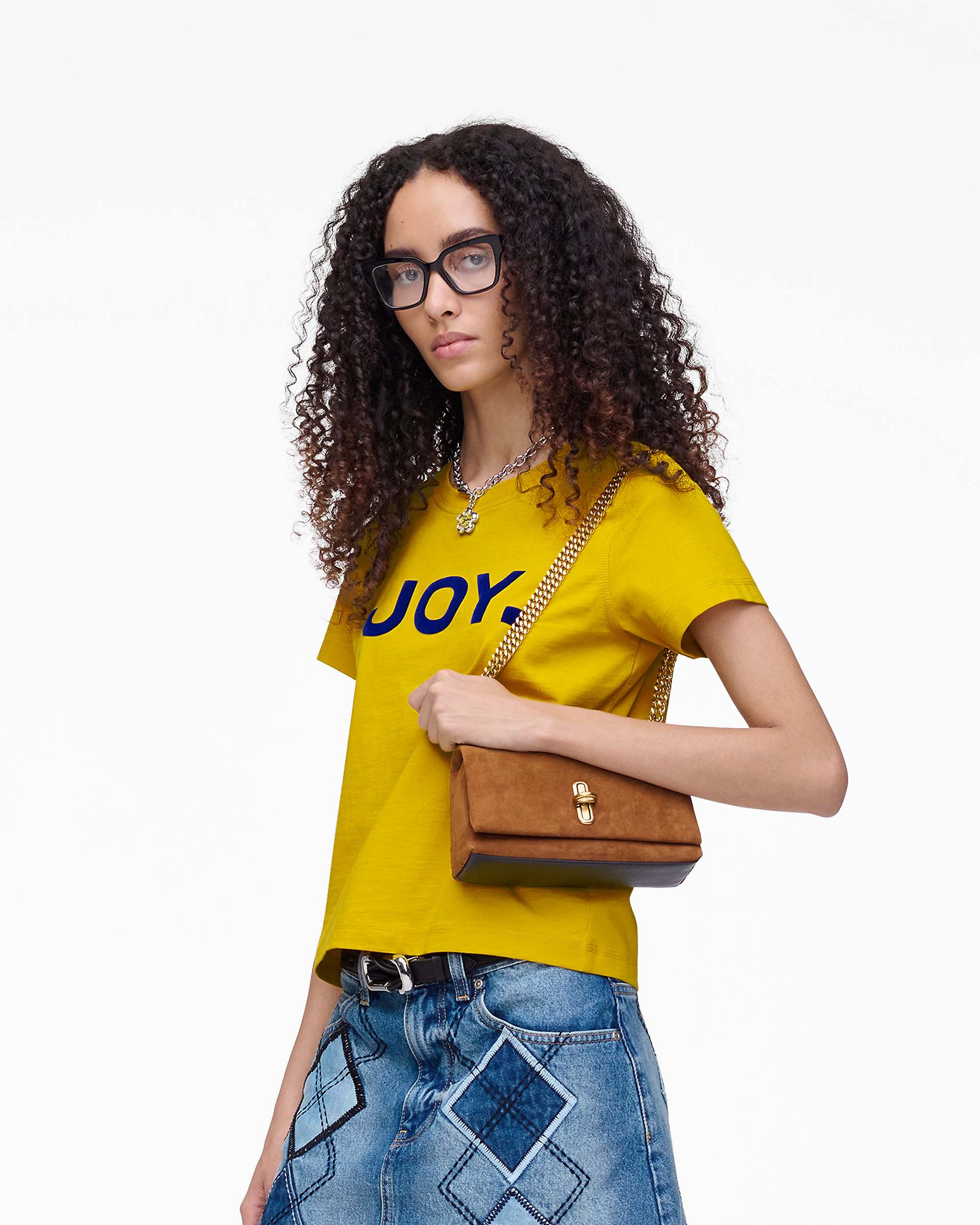 Marc Jacobs Marc Jacobs The Suede Dual Chain Mini Bag Copper Copper