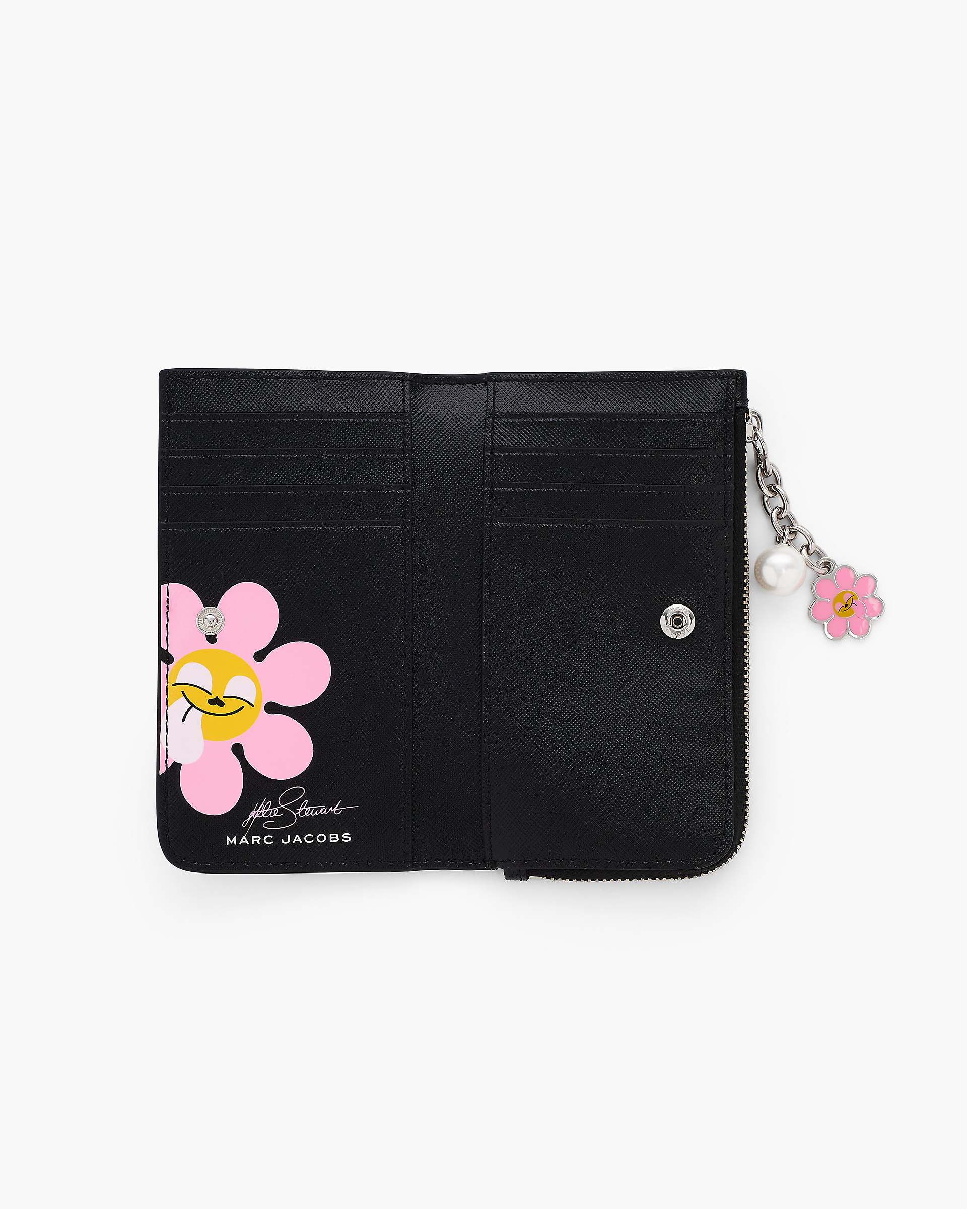 Marc Jacobs Marc Jacobs Hattie Stewart X Marc Jacobs Utility Snapshot Slim Wallet Black Multi Black Multi