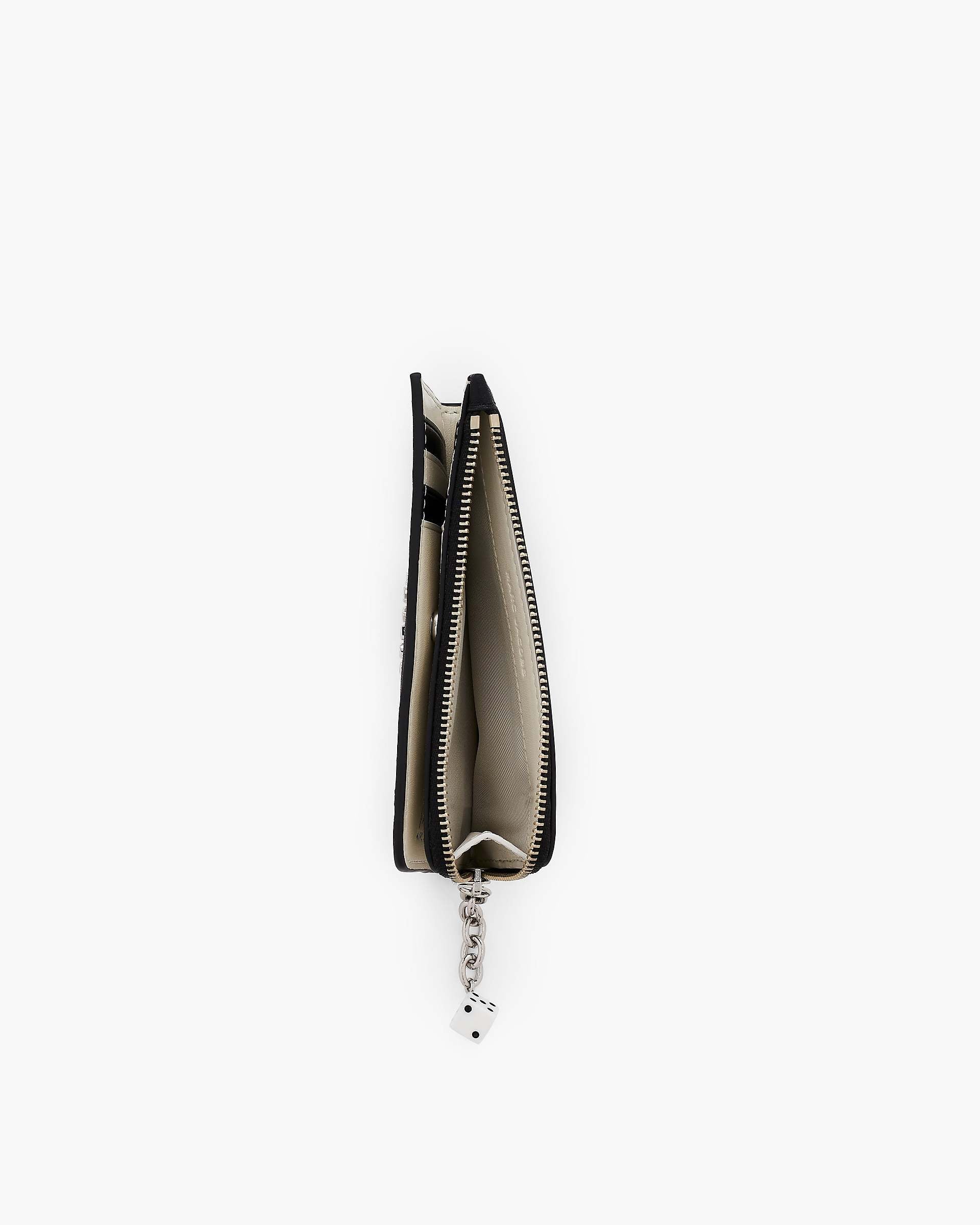 Marc Jacobs Marc Jacobs Derrick Adams X Marc Jacobs Everday Logo Slim Wallet Black/White Black/white