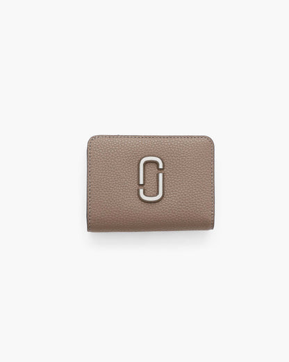 Marc Jacobs Marc Jacobs The Pebble J Marc Mini Compact Wallet Cement Cement