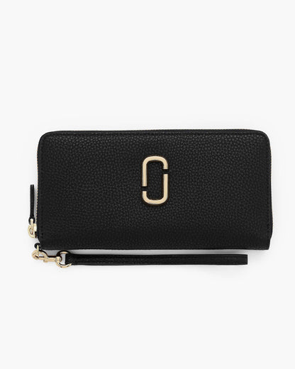 Marc Jacobs Marc Jacobs The Pebble J Marc Continental Wallet Black Black