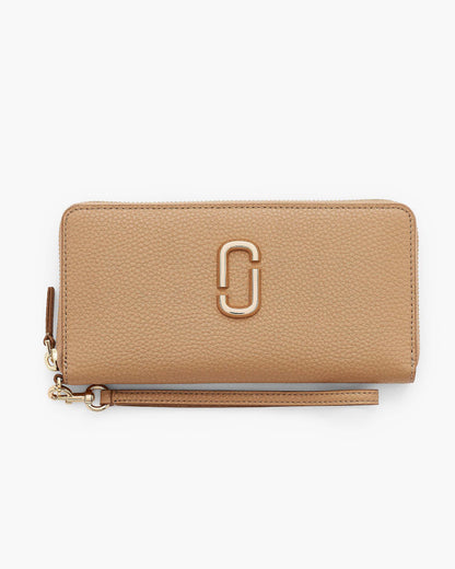 Marc Jacobs Marc Jacobs The Pebble J Marc Continental Wallet Camel Camel