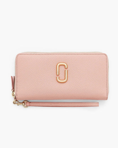 Marc Jacobs Marc Jacobs The Pebble J Marc Continental Wallet Rose Rose