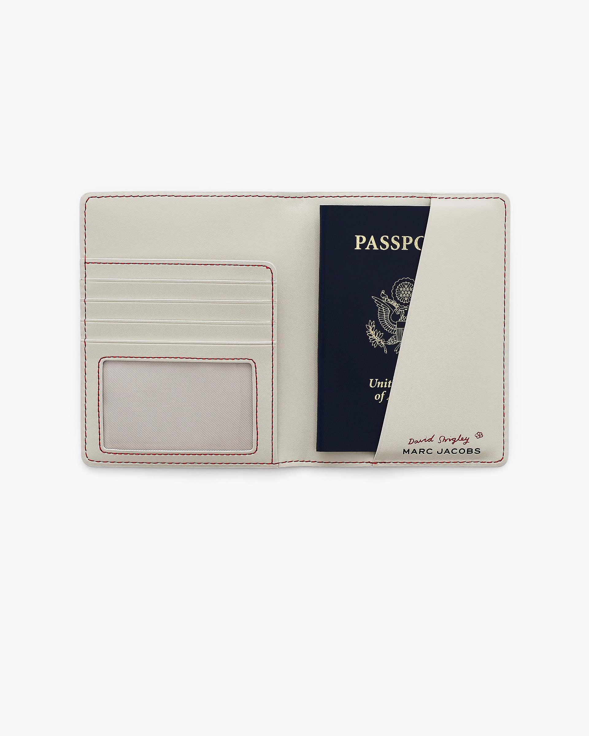 Marc Jacobs Marc Jacobs David Shrigley X Marc Jacobs Passport Case Yellow Multi Yellow Multi