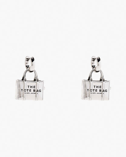 Marc Jacobs Marc Jacobs The Tote Bag Earrings Light Antique Silver Light Antique Silver