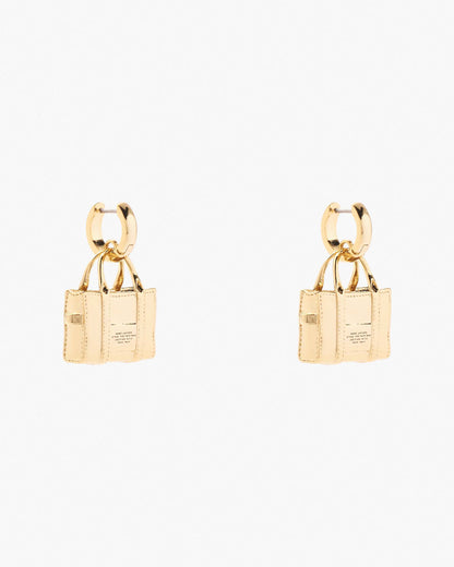 Marc Jacobs Marc Jacobs The Tote Bag Earrings Light Antique Gold Light Antique Gold