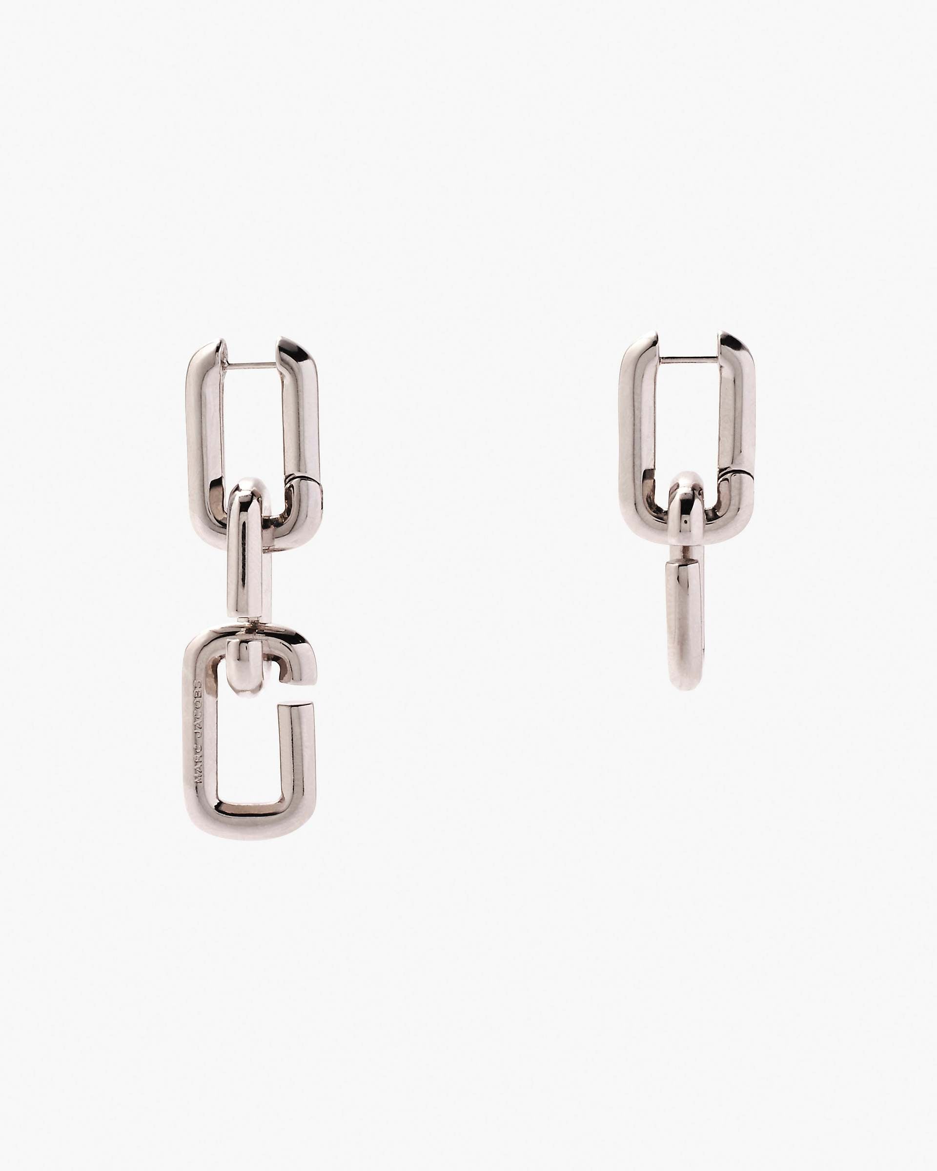 Marc Jacobs Marc Jacobs The J Marc Chain Link Earrings Silver Silver