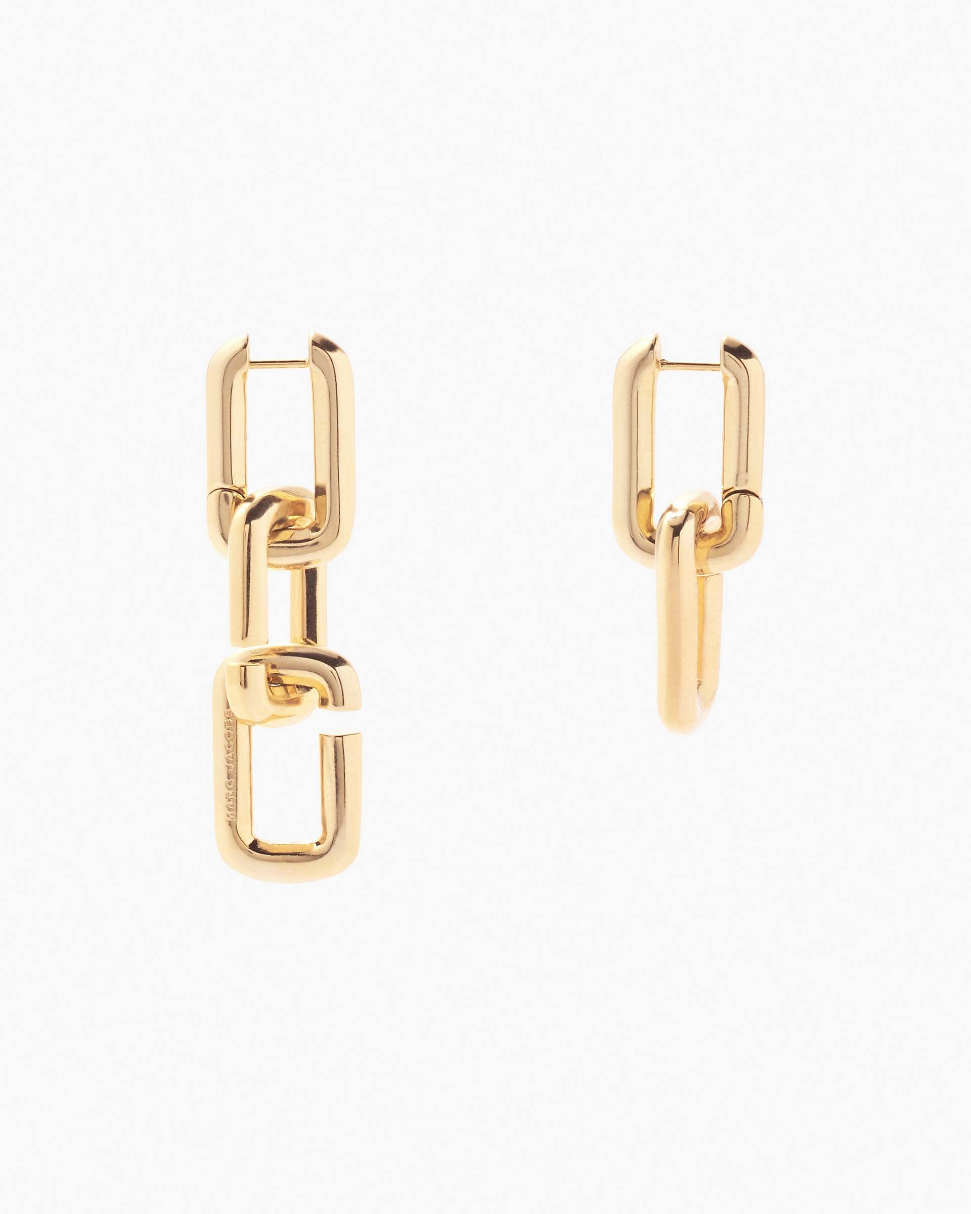 Marc Jacobs Marc Jacobs The J Marc Chain Link Earrings Gold Gold