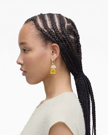Marc Jacobs Marc Jacobs Mini Icon Daisy Earrings Gold/Yellow Multi Gold/yellow Multi