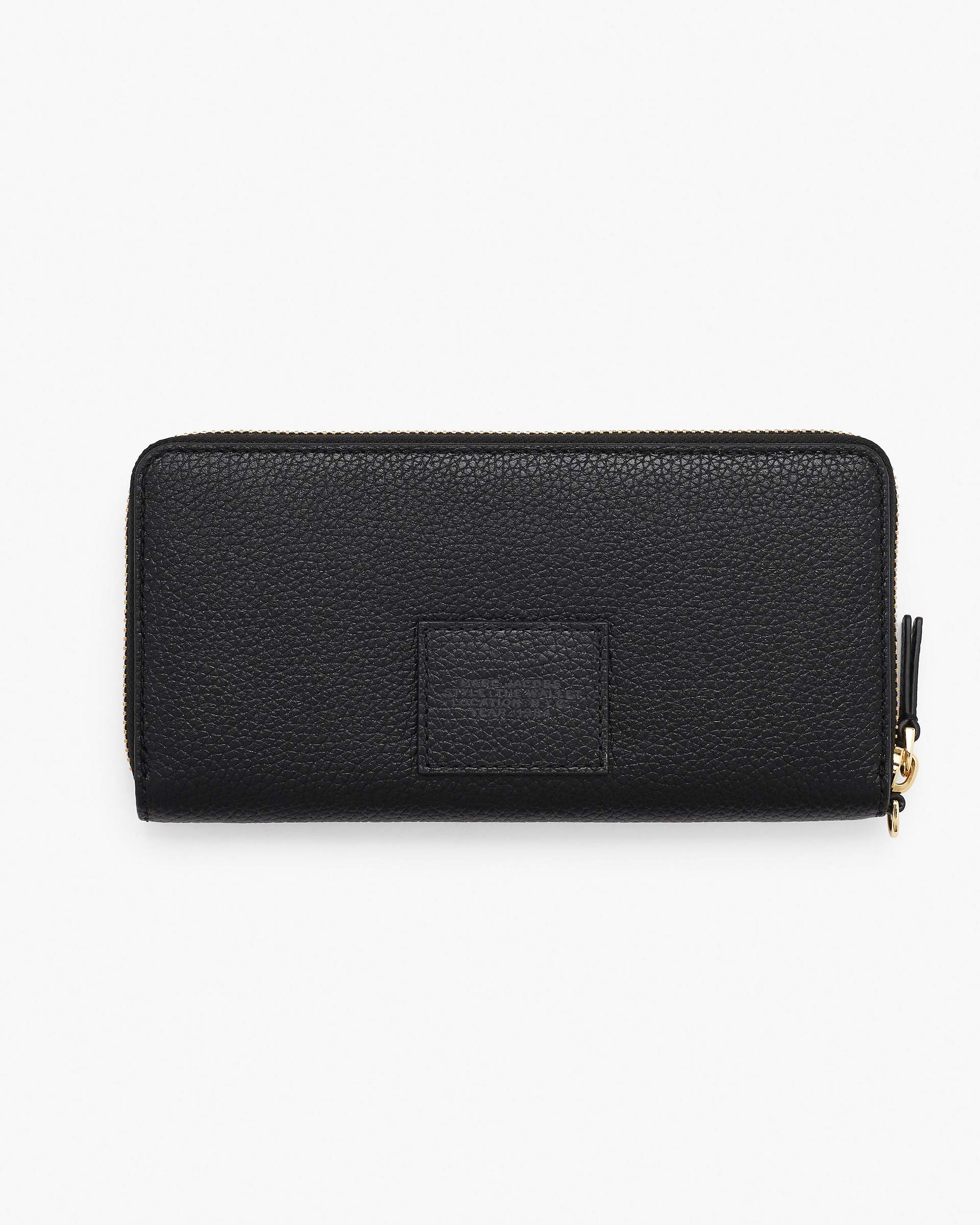 Marc Jacobs Marc Jacobs The Leather Continental Wallet Black Black