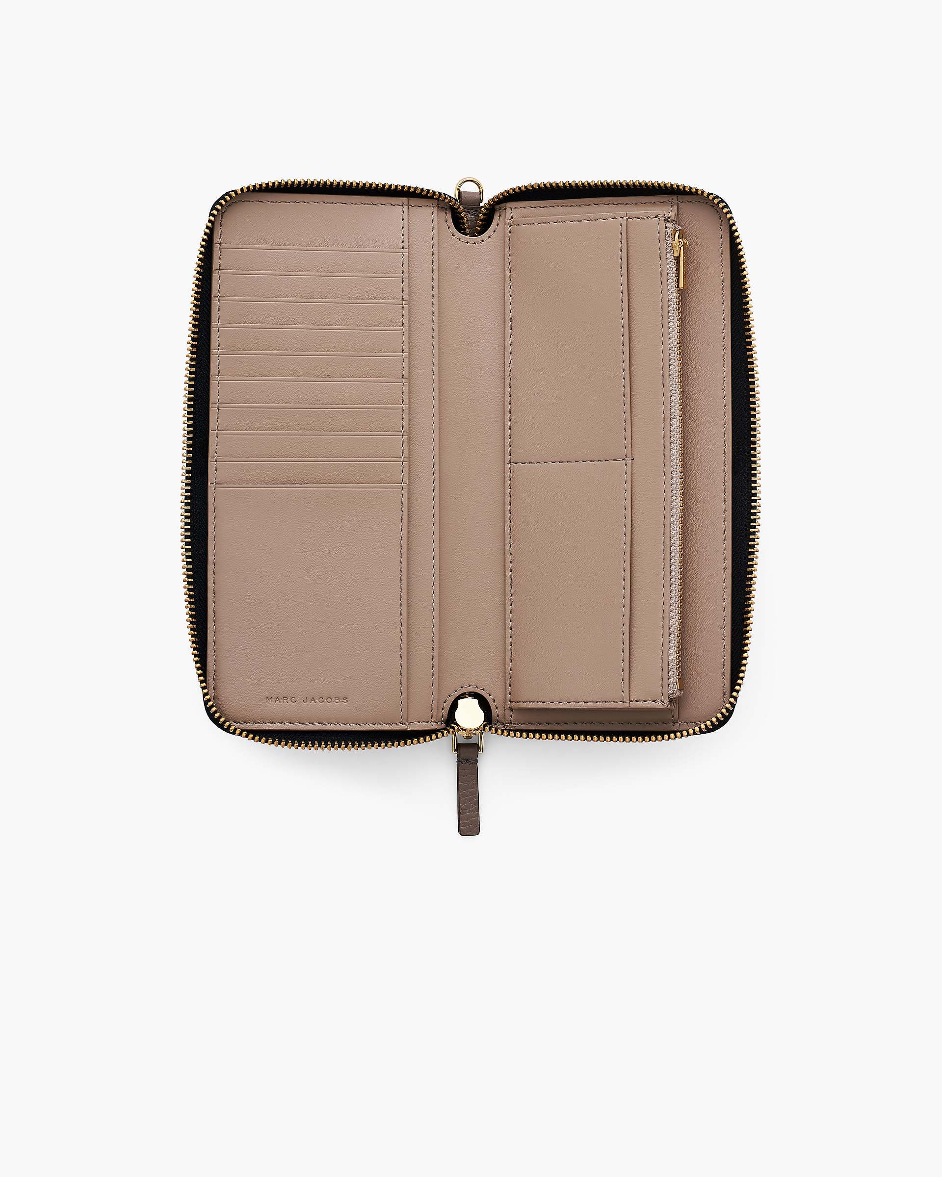 Marc Jacobs Marc Jacobs The Leather Continental Wallet Cement Cement