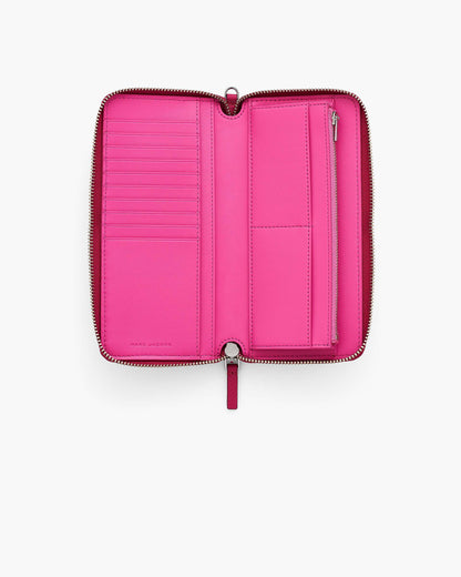 Marc Jacobs Marc Jacobs The Leather Continental Wallet Raspberry Pink Raspberry Pink