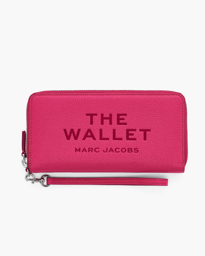 Marc Jacobs Marc Jacobs The Leather Continental Wallet Raspberry Pink Raspberry Pink