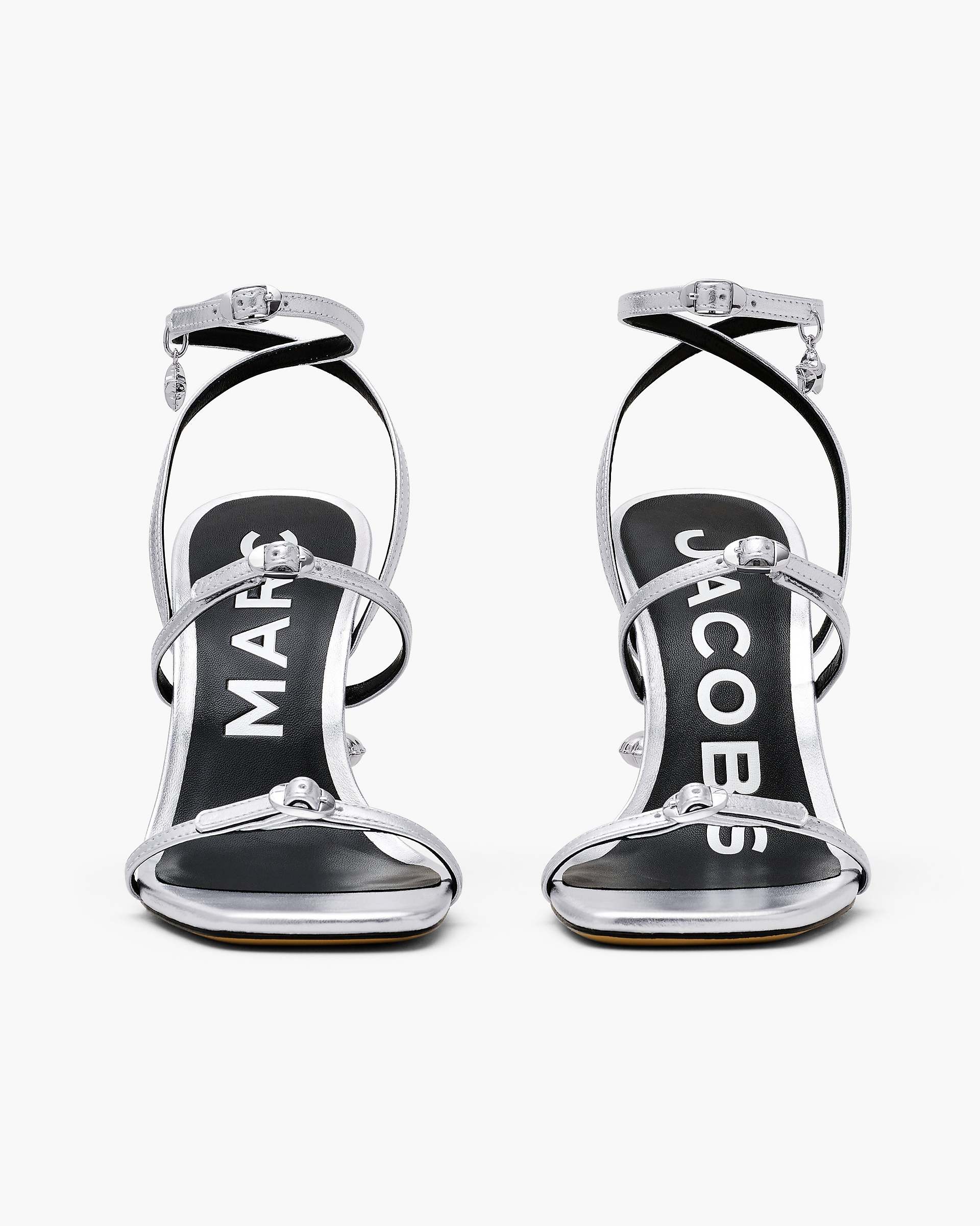 Marc Jacobs Marc Jacobs The Metallic Leather Daisy Heel Silver Silver