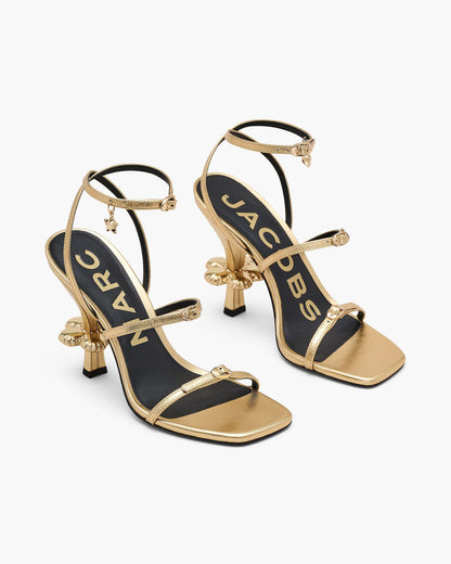 Marc Jacobs Marc Jacobs The Metallic Leather Daisy Heel Gold Gold