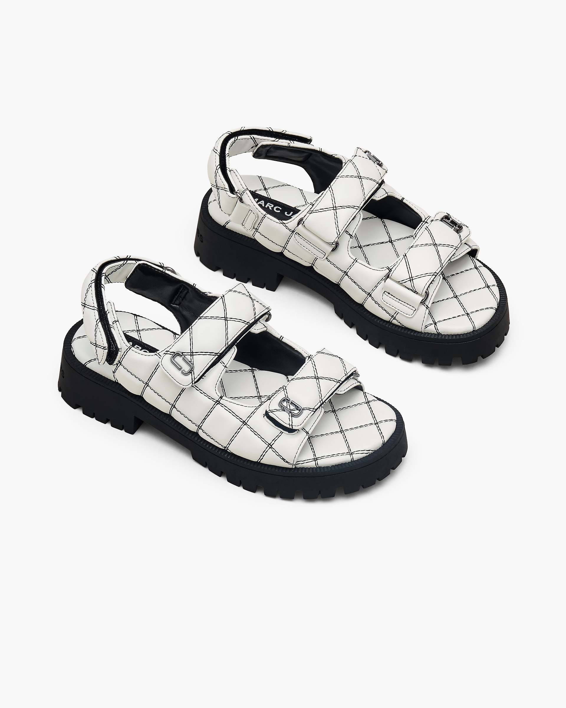 Marc Jacobs Marc Jacobs The Quilted Sunny Sandal White White