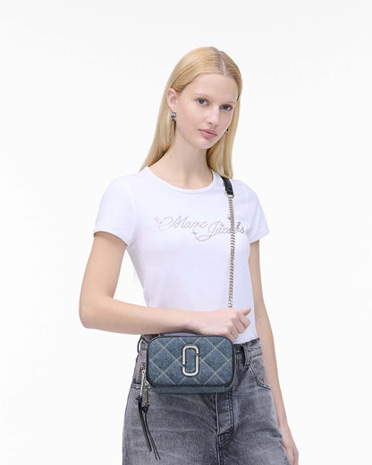 Marc Jacobs Marc Jacobs The Quilted Denim Softshot Light Wash Indigo Light Wash Indigo