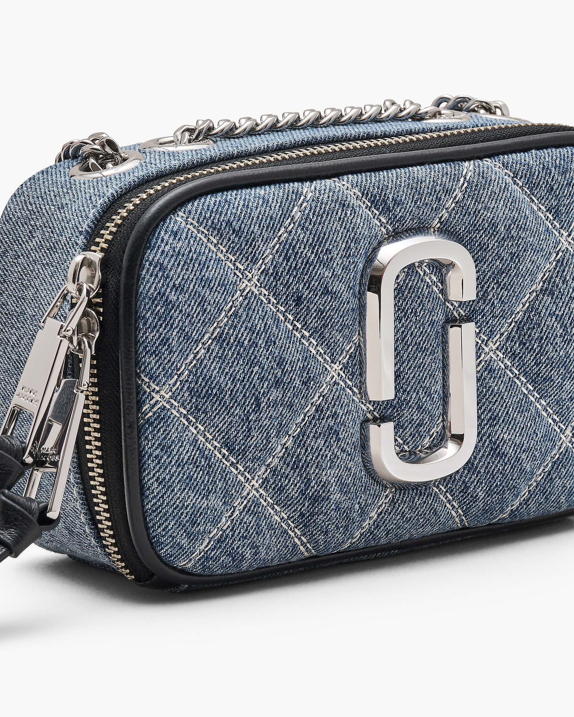 Marc Jacobs Marc Jacobs The Quilted Denim Softshot Light Wash Indigo Light Wash Indigo