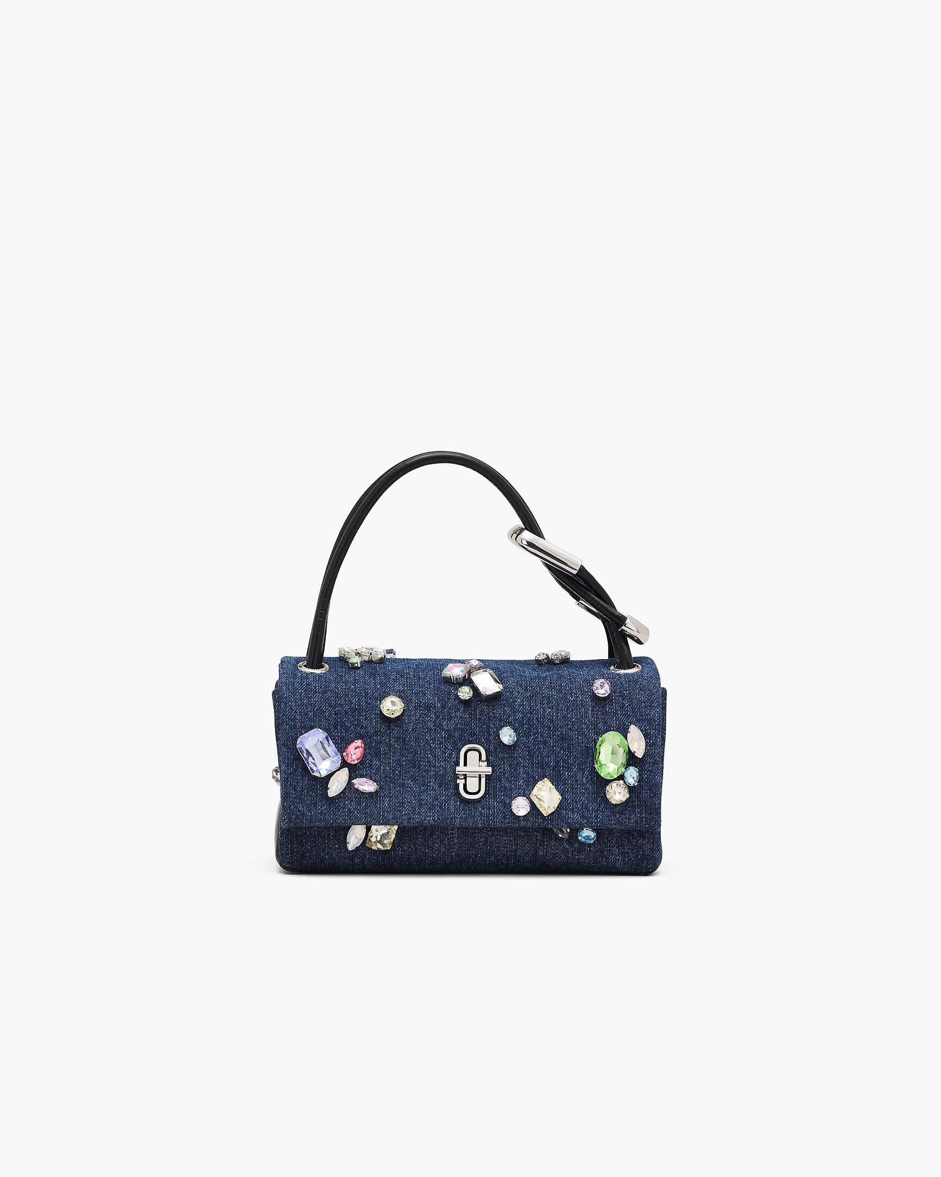 Marc Jacobs Marc Jacobs The Gem Denim Mini Dual Bag Indigo Indigo