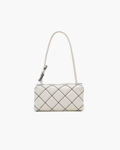 Marc Jacobs Marc Jacobs The Bi-Color Quilted Mini Dual Shoulder Bag White/Black White/black