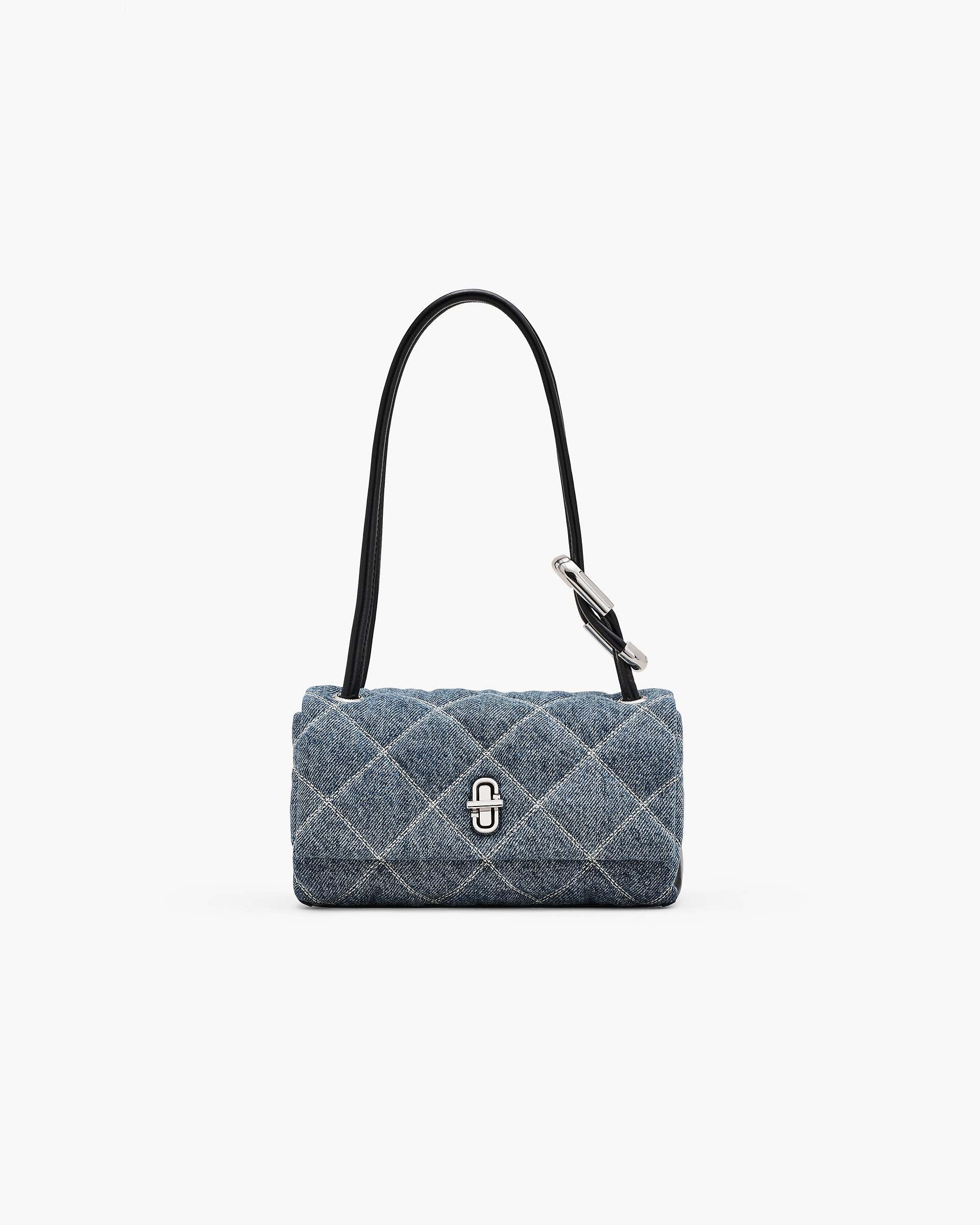 Marc Jacobs Marc Jacobs The Quilted Denim Mini Dual Shoulder Bag Light Wash Indigo Light Wash Indigo