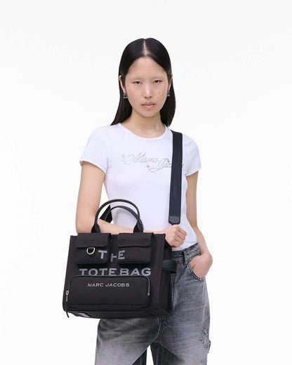 Marc Jacobs Marc Jacobs The Cargo Canvas Medium Tote Bag Black Black