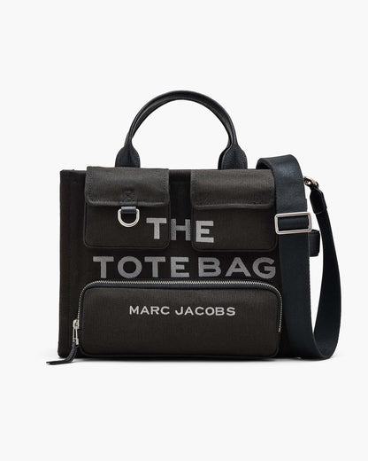 Marc Jacobs Marc Jacobs The Cargo Canvas Medium Tote Bag Black Black