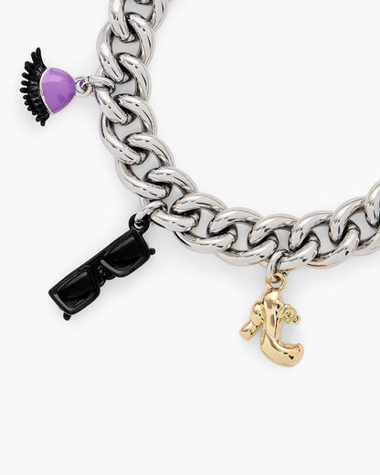 Marc Jacobs Marc Jacobs The Dollhouse Charm Bracelet Silver/Multi Silver/multi