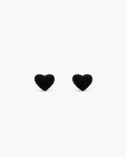 Marc Jacobs Marc Jacobs The Heart Balloon Pave Earrings Black/Black Crystal Black/black Crystal