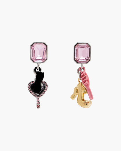Marc Jacobs Marc Jacobs The Dollhouse Charm Earrings Silver/Multi Silver/multi