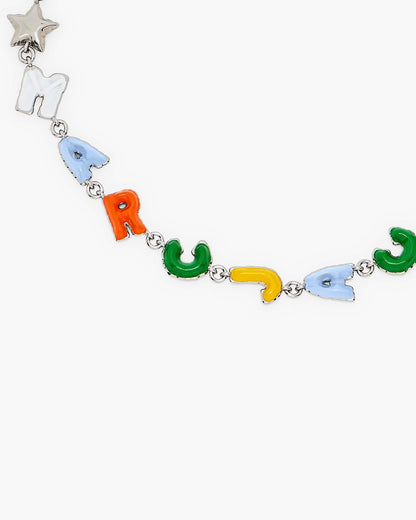 Marc Jacobs Marc Jacobs The Marc Jacobs Color Balloon Necklace Silver Multi Silver Multi