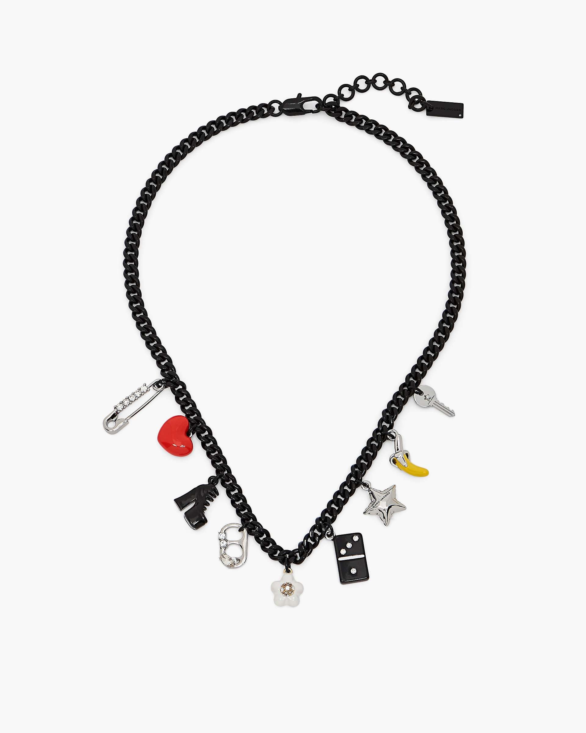 Marc Jacobs Marc Jacobs The Collector Charm Necklace Black Multi Black Multi