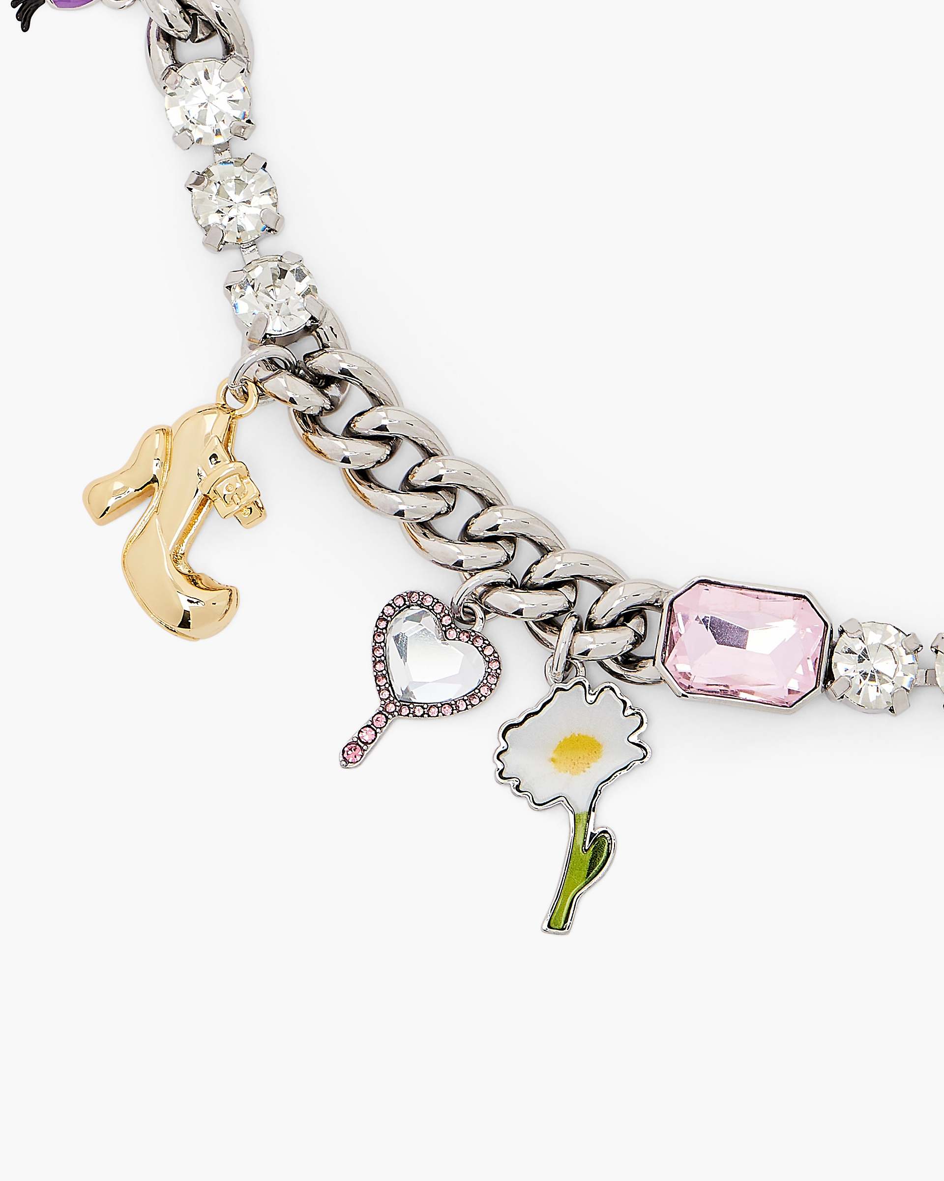 Marc Jacobs Marc Jacobs The Dollhouse Charm Necklace Silver/Multi Silver/multi