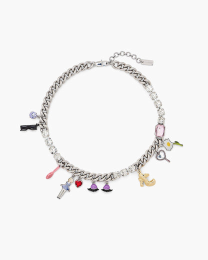 Marc Jacobs Marc Jacobs The Dollhouse Charm Necklace Silver/Multi Silver/multi
