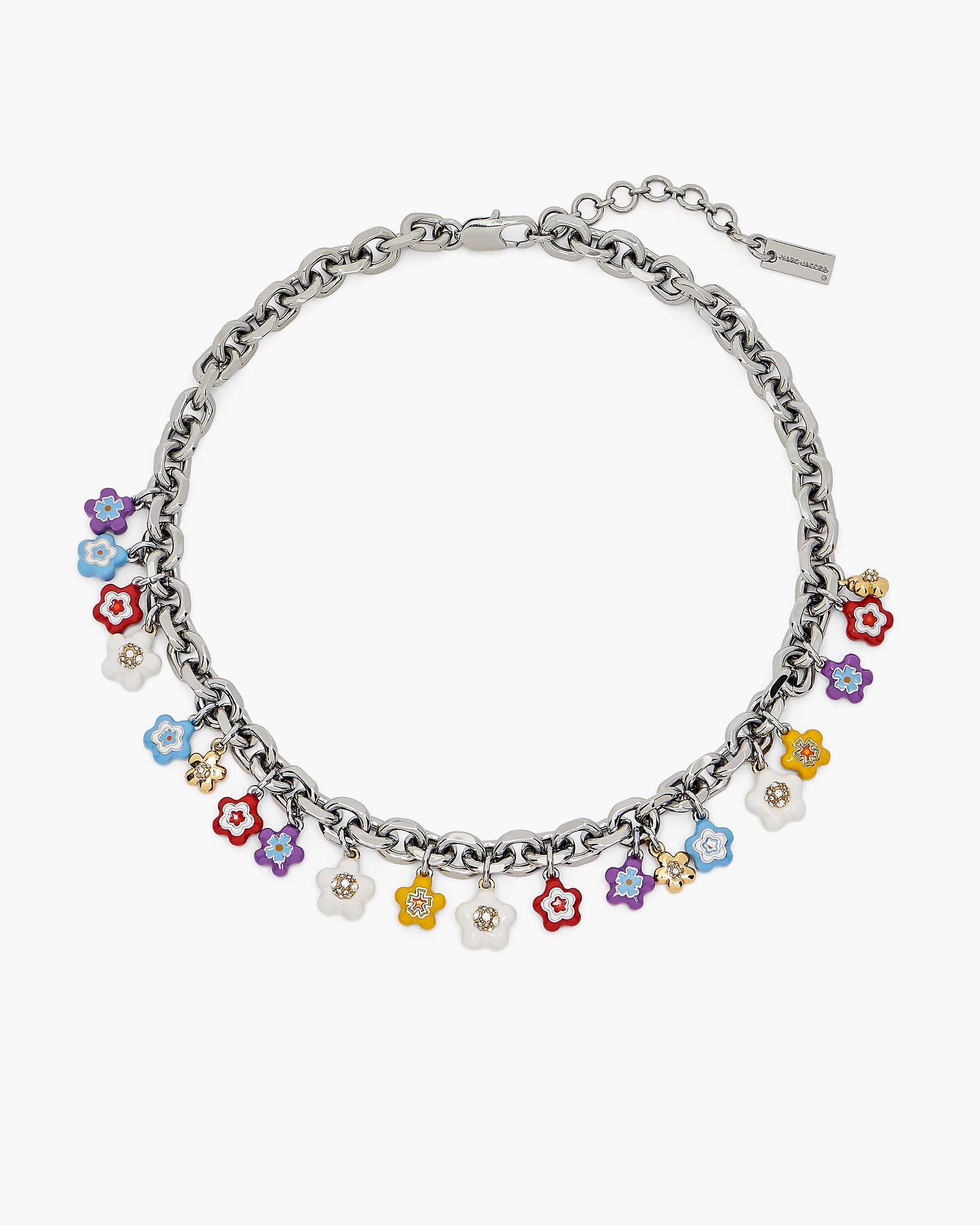 Marc Jacobs Marc Jacobs The Wild Daisy Necklace Silver Multi Silver Multi