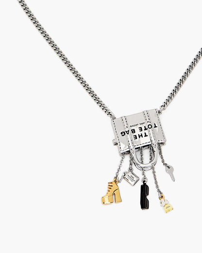 Marc Jacobs Marc Jacobs The Bag Life Charm Necklace Gold/Silver Gold/silver