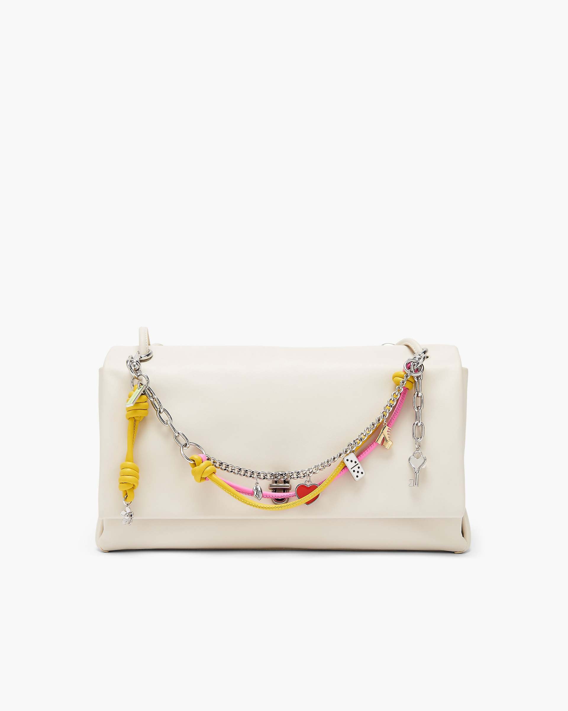 Marc Jacobs Marc Jacobs The Mini Icon Chain Bag Charm Bow Pink Multi Bow Pink Multi